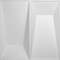 Ekena Millwork Locke EnduraWall Decorative 3D Wall Panel, White, 11 7/8"W x 11 7/8"H WP12X12LOWH - alternate 5